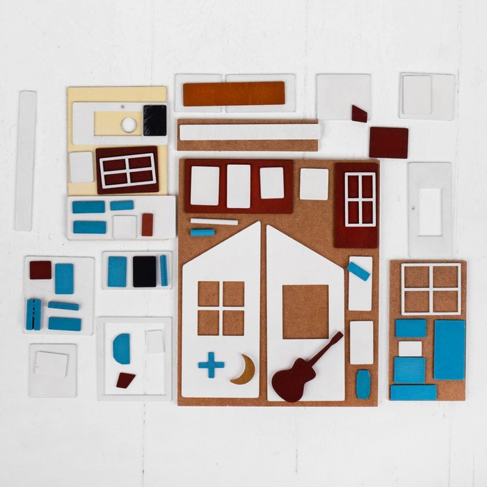 Интерьерный домик - миниатюра, своими руками "Детская комната" со светом