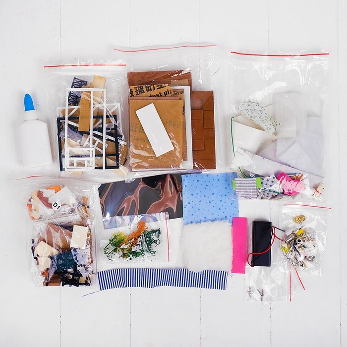 Интерьерный домик - миниатюра своими руками "Трёхуровневый дом" со светом