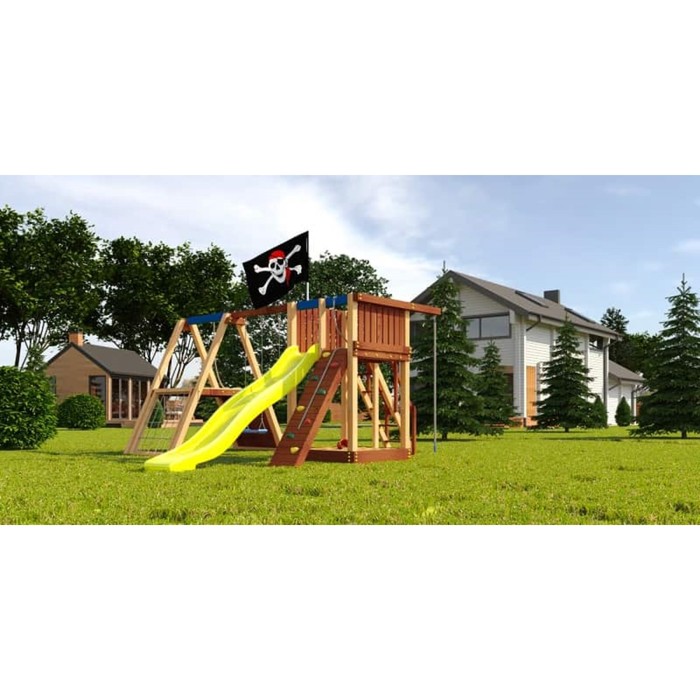 Спортивно-игровой уличный комплекс Савушка 4 сезона - 1