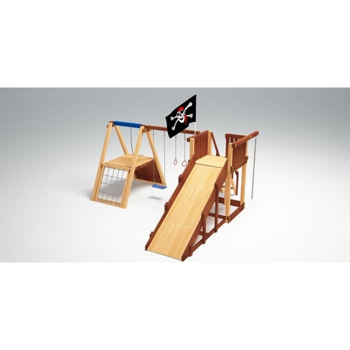 Спортивно-игровой уличный комплекс Савушка 4 сезона - 1