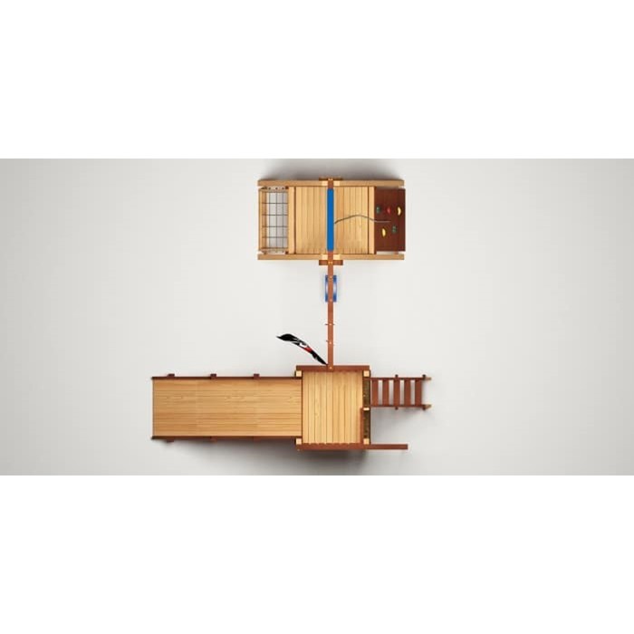 Спортивно-игровой уличный комплекс Савушка 4 сезона - 1