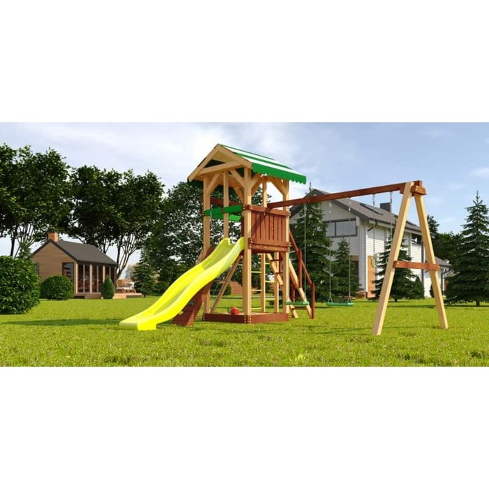 Спортивно-игровой уличный комплекс Савушка 4 сезона - 4