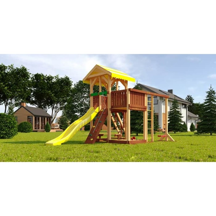 Спортивно-игровой уличный комплекс Савушка 4 сезона - 5