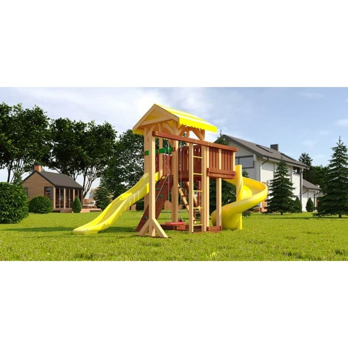 Спортивно-игровой уличный комплекс Савушка 4 сезона - 9