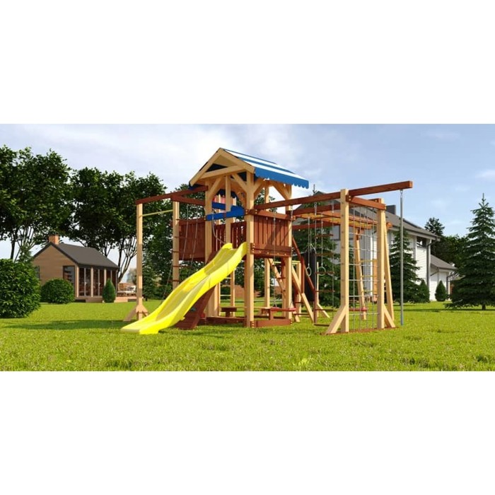 Спортивно-игровой уличный комплекс Савушка 4 сезона - 10