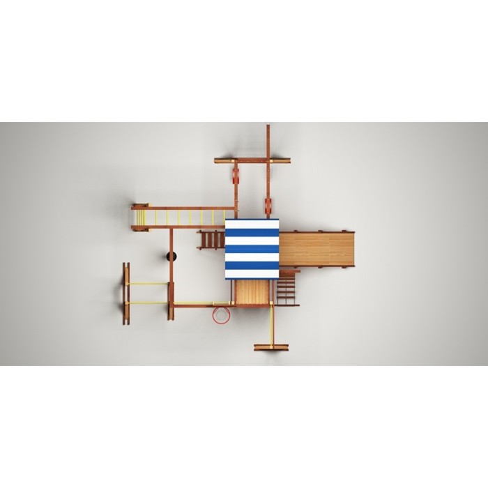 Спортивно-игровой уличный комплекс Савушка 4 сезона - 10