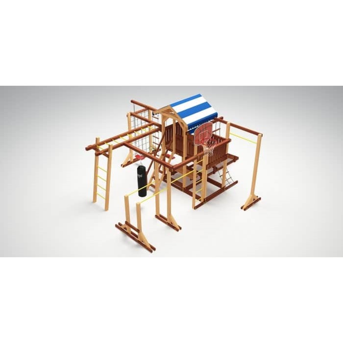 Спортивно-игровой уличный комплекс Савушка 4 сезона - 10