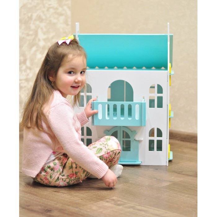 Кукольный домик "Арина" мятный
