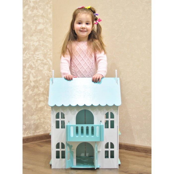 Кукольный домик "Арина" мятный