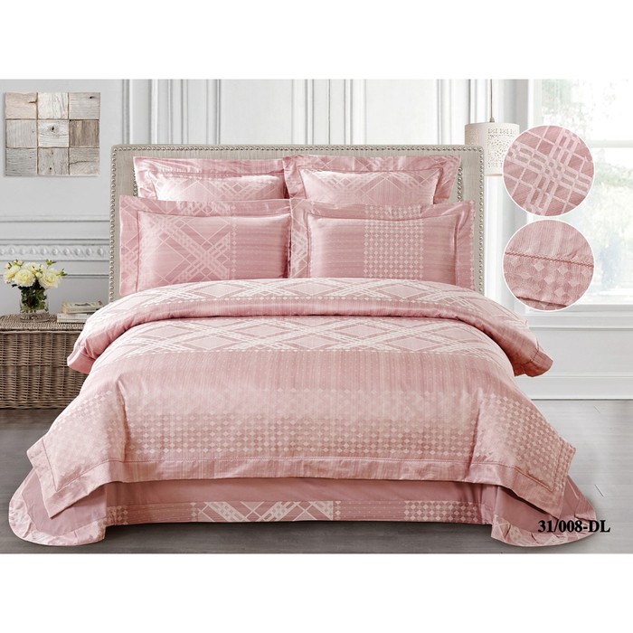 КПБ евро, 230х250 см, 200х220 см, 50х70 см, 70х70 см по 2 шт., жаккард 140 г/м2 31/008-DL