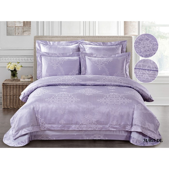 КПБ евро, 230х250 см, 200х220 см, 50х70 см, 70х70 см по 2 шт., жаккард 140 г/м2 31/017-DL