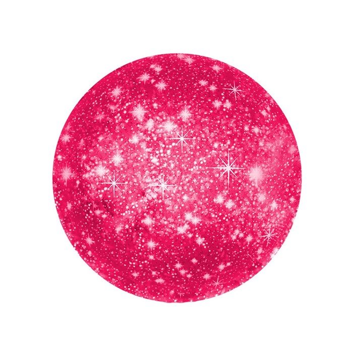 Шар фольгированный 18" "Сияние звезд", цвет красный