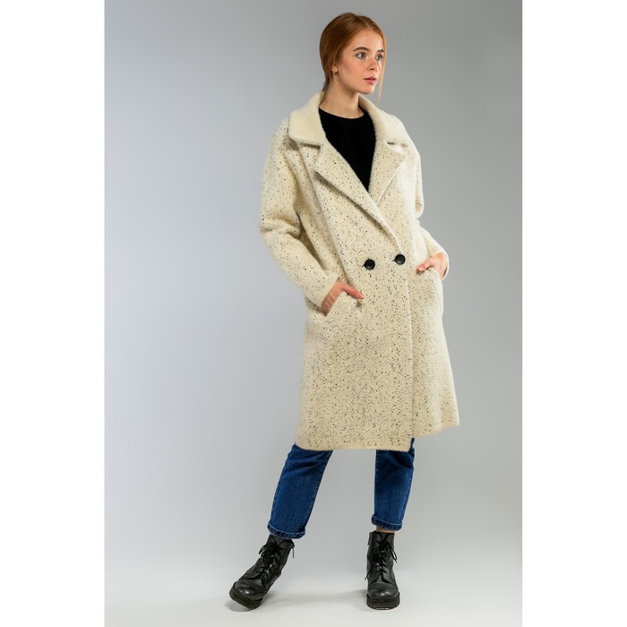 Пальто женское 005 цвет белый, one size