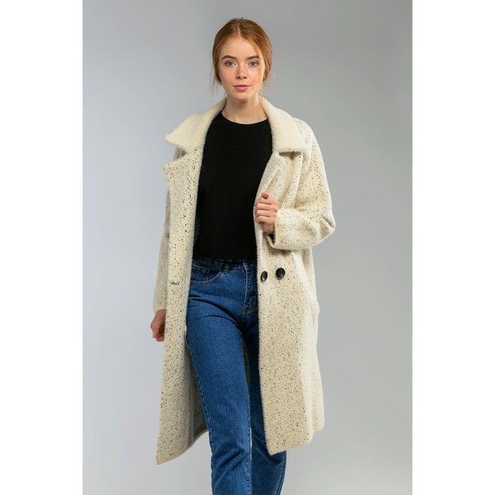 Пальто женское 005 цвет белый, one size