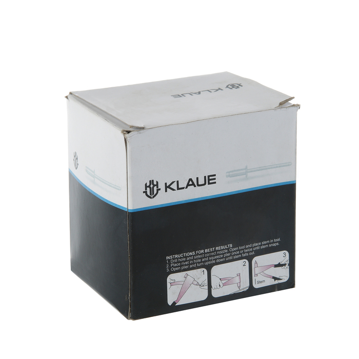 Заклепка вытяжная KLAUE, 3.2 х 10 мм, RAL 7004, 1000 шт.