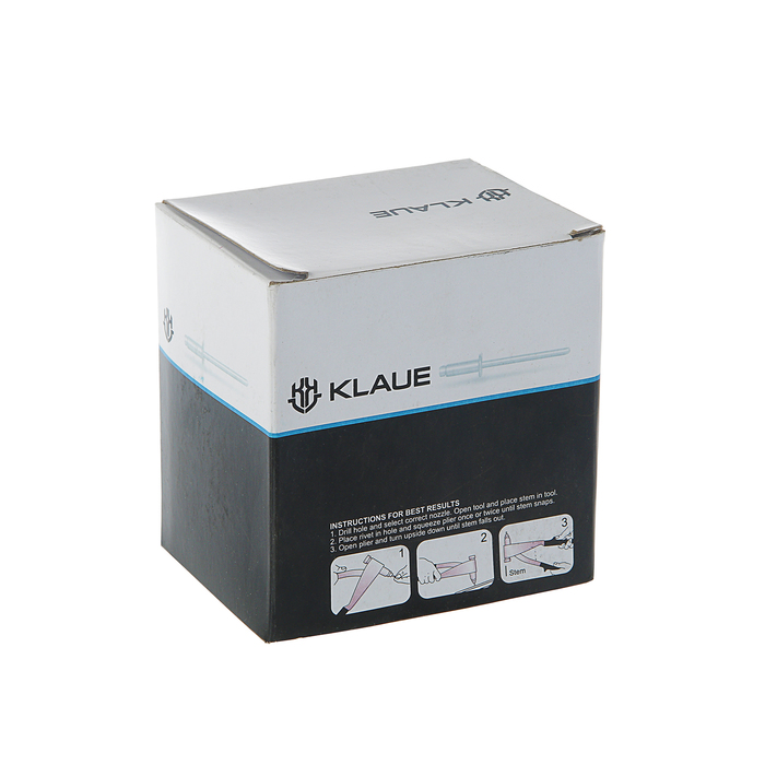 Заклепка вытяжная KLAUE, 3.2 х 12 мм, 1000 шт.