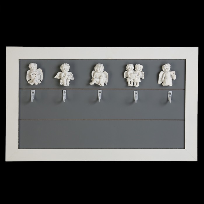 Крючки декоративные дерево "Ангелочки" 24х40х3 см