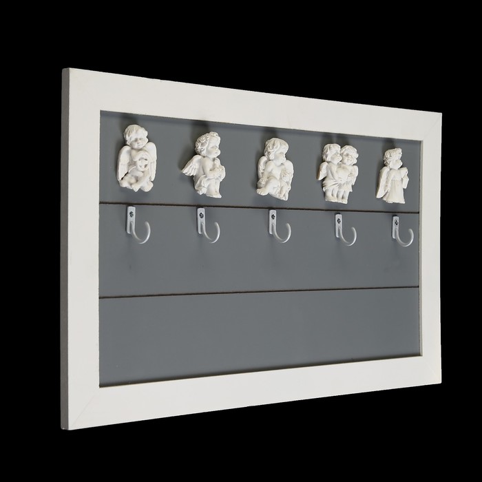 Крючки декоративные дерево "Ангелочки" 24х40х3 см