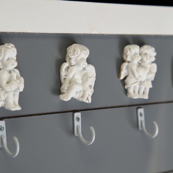 Крючки декоративные дерево "Ангелочки" 24х40х3 см