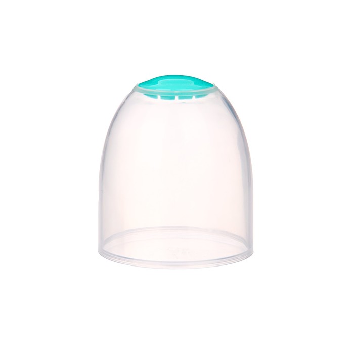 Набор аксессуаров для бутылочки, 3 предмета: ручки, кольцо, колпачок, цвет зелёный