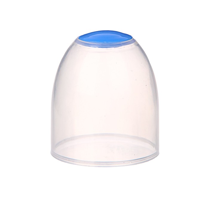 Набор аксессуаров для бутылочки, 3 предмета: ручки, кольцо, колпачок, цвет синий