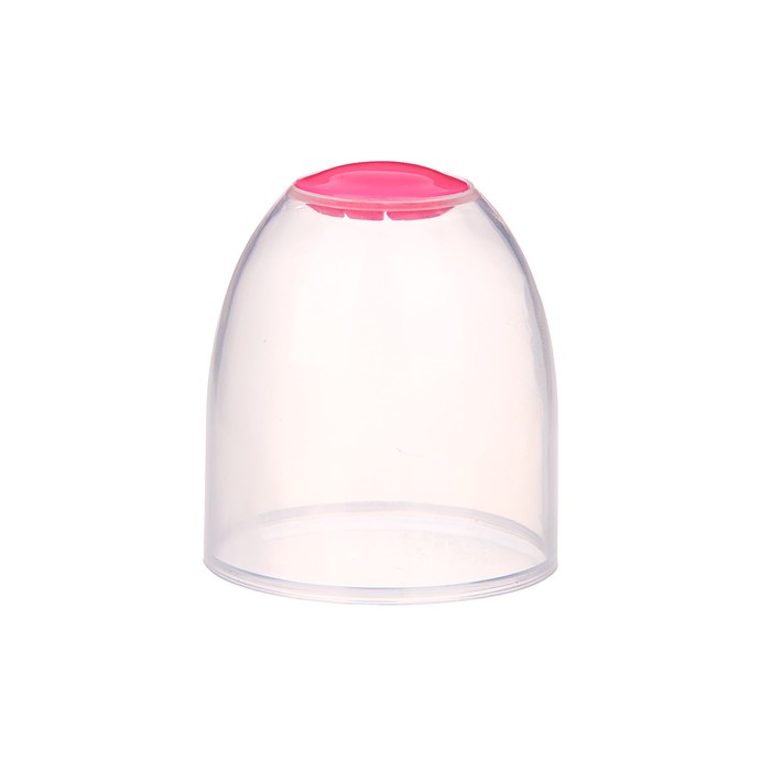 Набор аксессуаров для бутылочки, 3 предмета: ручки, кольцо, колпачок, цвет розовый