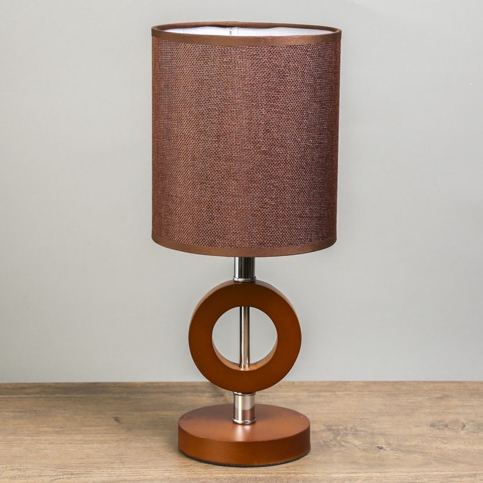 Лампа настольная Е27 25W 220В "Лансьё Вишневая" 37,5х16,5х16,5 см