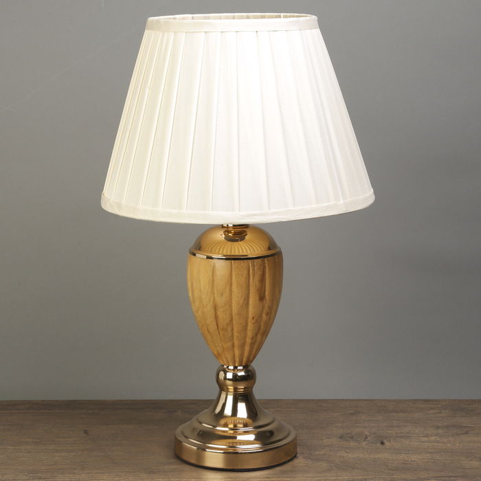 Лампа настольная Е27 25W 220В "Ривьера золото" 50х30х30 см