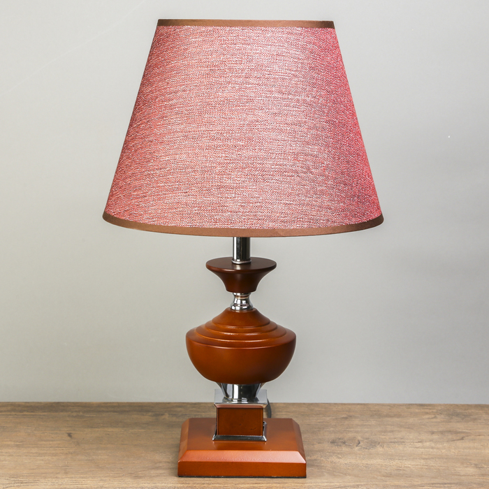 Лампа настольная Е27 25W 220В "Понтарлье коричневая" 49х30х30 см