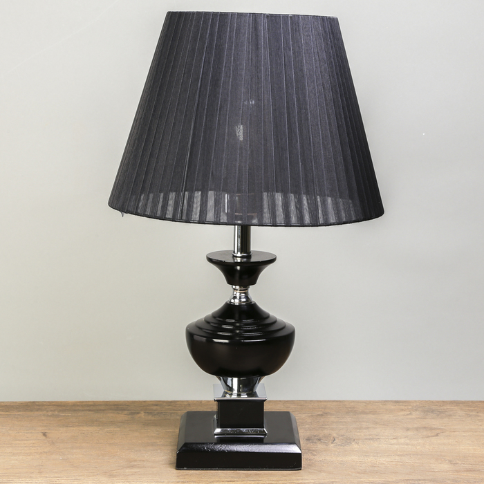 Лампа настольная Е27 25W 220В "Понтарлье черная" 49х30х30 см