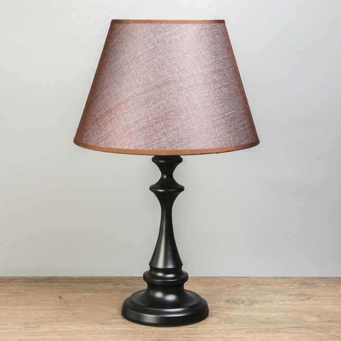 Лампа настольная Е27 25W 220В "Изабель черная" 50х30х30 см