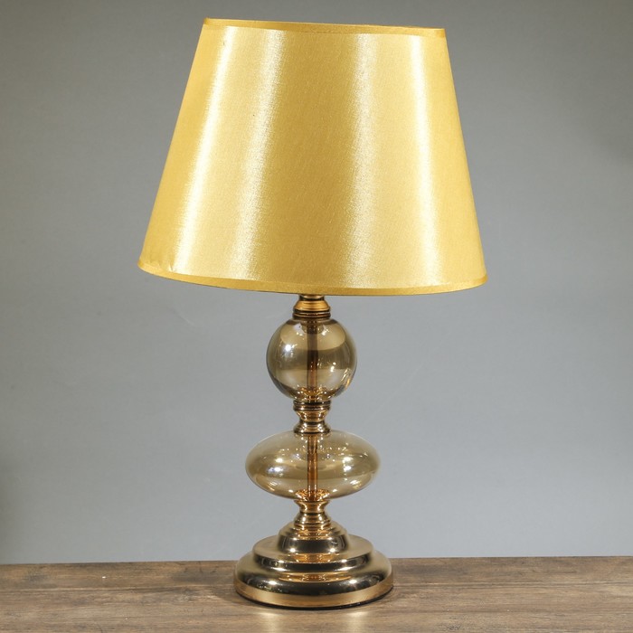 Лампа настольная Е27 25W 220В "Шанс золото" 49,5х30,5х30,5 см