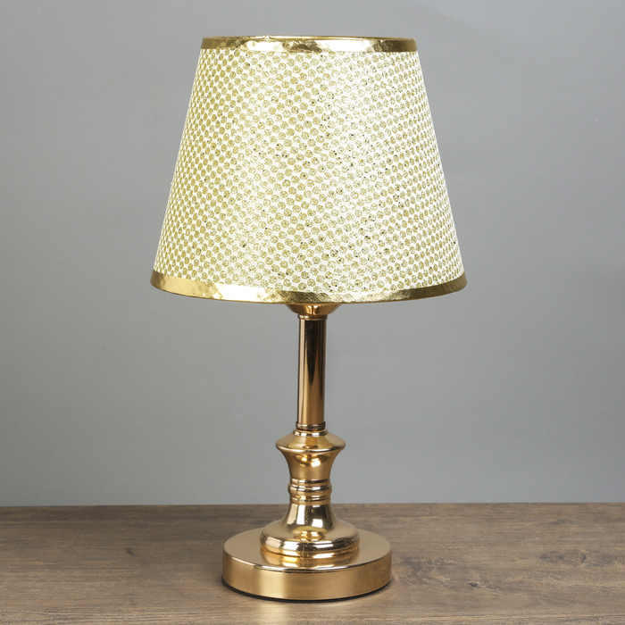 Лампа настольная Е27 25W 220В "Брианца золото" 37х21,5х21,5 см