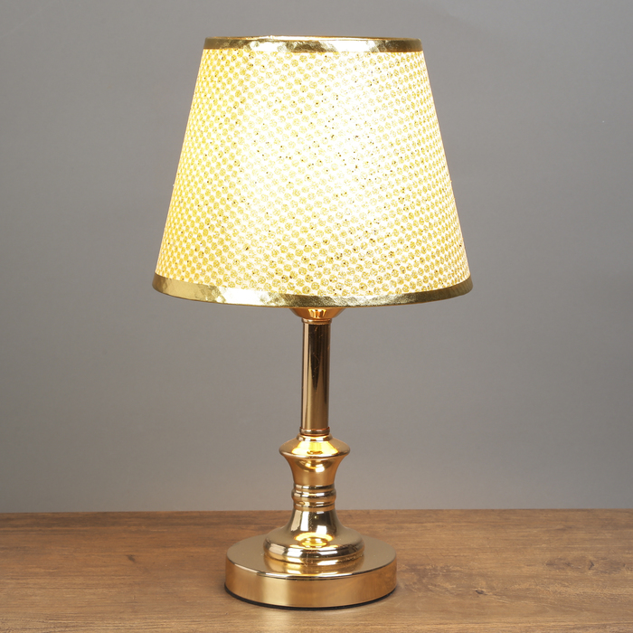 Лампа настольная Е27 25W 220В "Брианца золото" 37х21,5х21,5 см