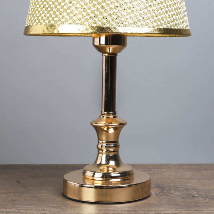 Лампа настольная Е27 25W 220В "Брианца золото" 37х21,5х21,5 см