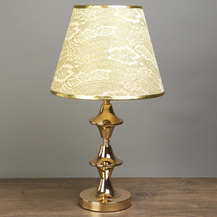 Лампа настольная Е27 25W 220В "Чивенна золото" 50х28х28 см