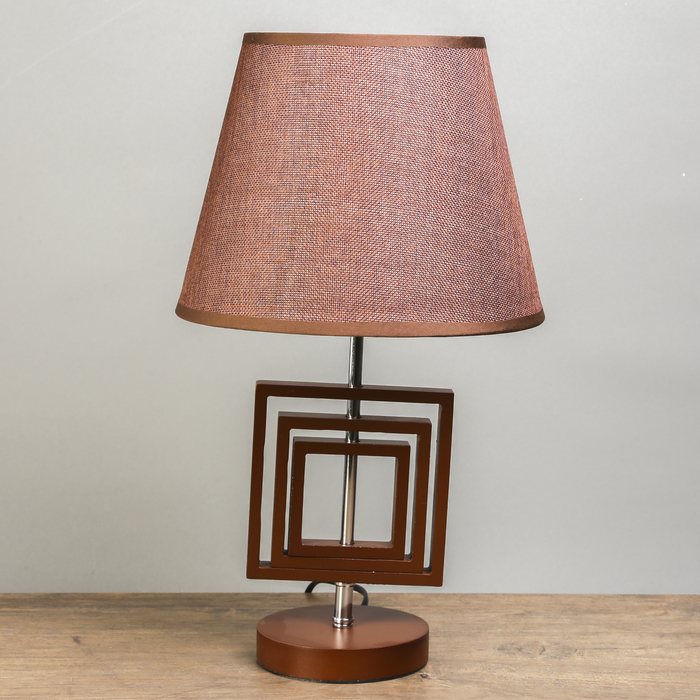 Лампа настольная Е27 25W 220В "Милето вишнёвая" 43х25х25 см