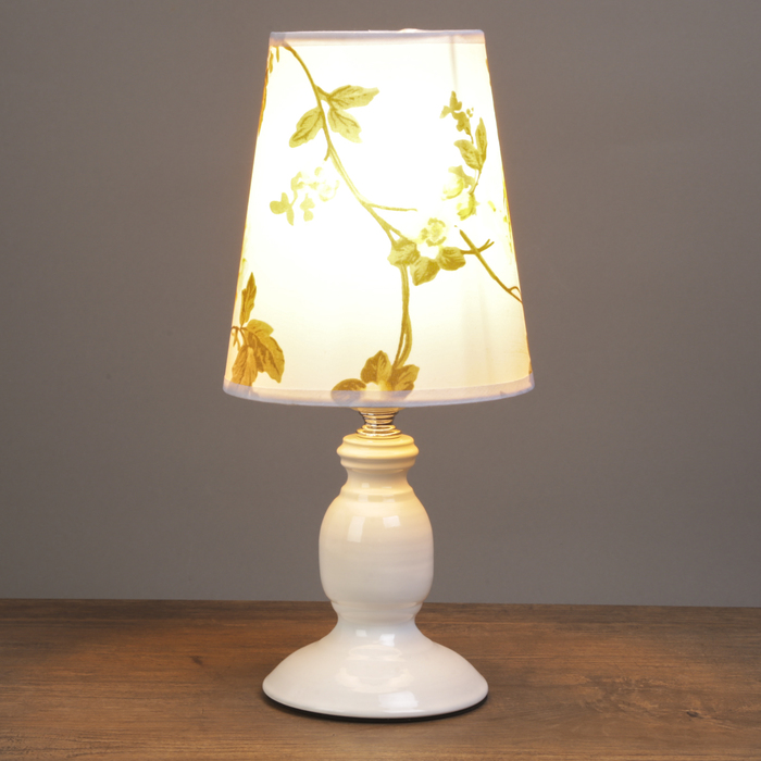 Лампа настольная Е27 25W 220В "Чили белая" 34х15х15 см