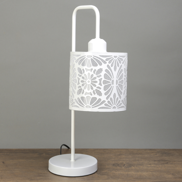 Лампа настольная Е27 25W 220В "Тенно белая" 48,5х24х14 см