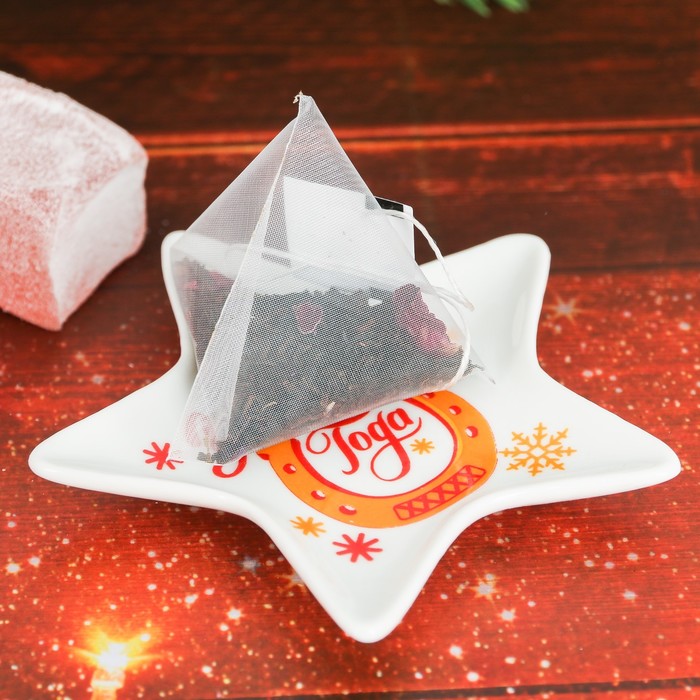 Подставка под чайный пакетик "Удачного года"