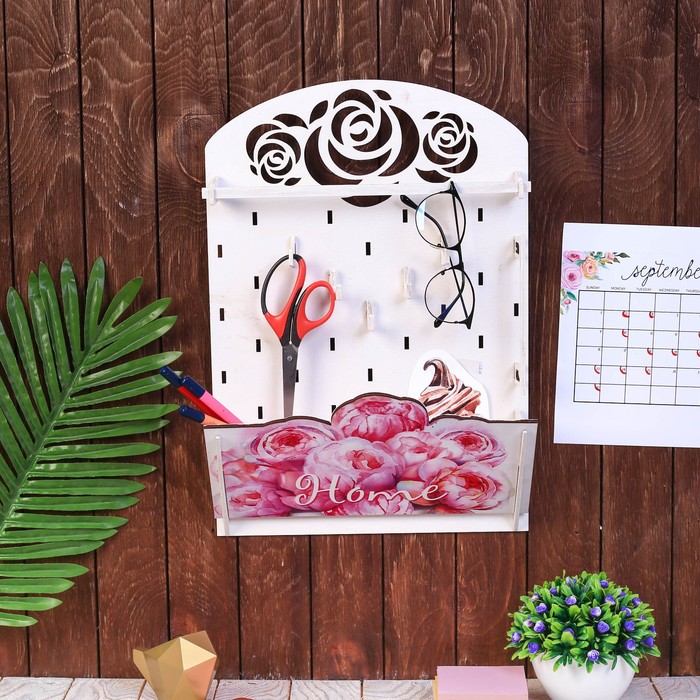Органайзер для дома "Пионы"