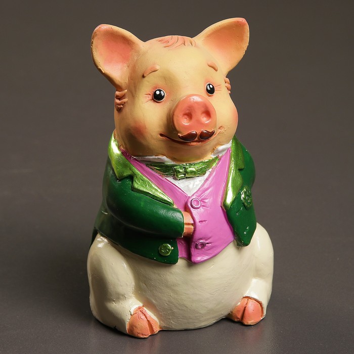 Копилка "Свин Джордж" МИКС 10х9х16см