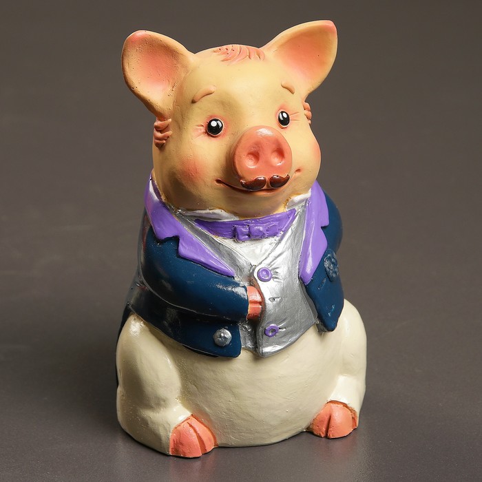 Копилка "Свин Джордж" МИКС 10х9х16см