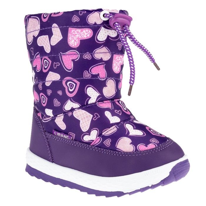 Дутики детские арт. LB9602A (фиолетовый) (р. 25)