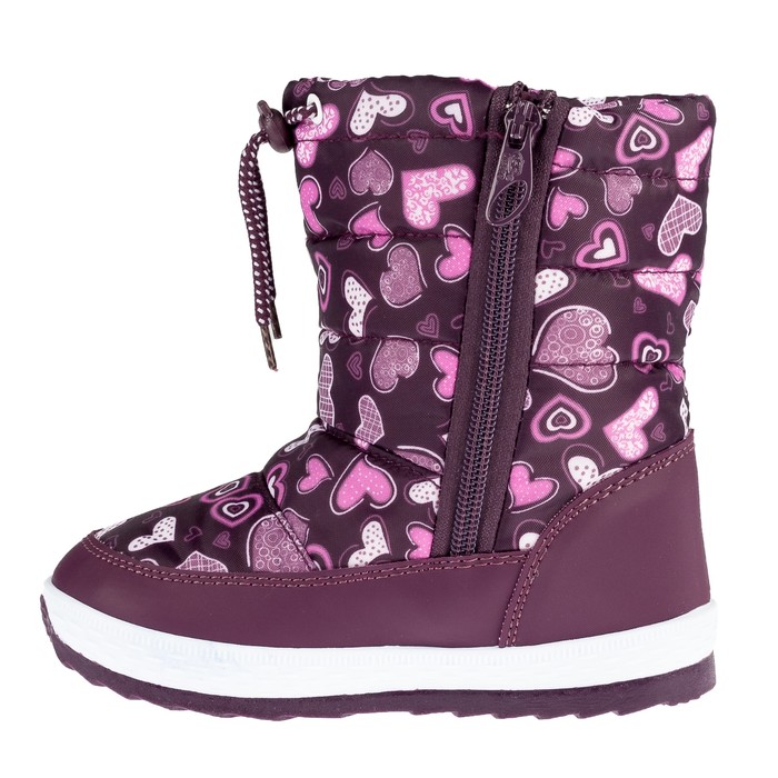 Дутики детские арт. LB9602C (бордовый) (р. 31)