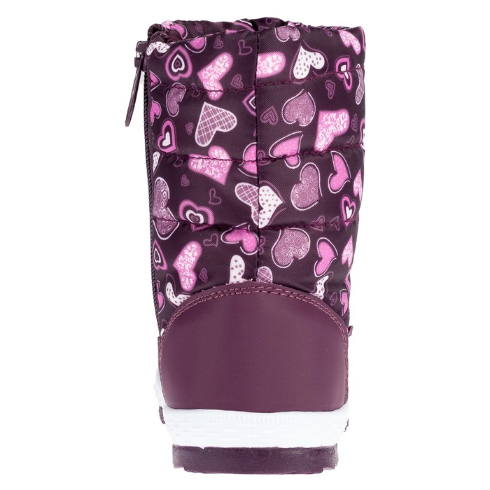 Дутики детские арт. LB9602C (бордовый) (р. 31)