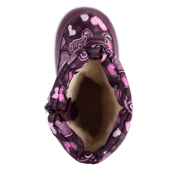 Дутики детские арт. LB9602C (бордовый) (р. 31)