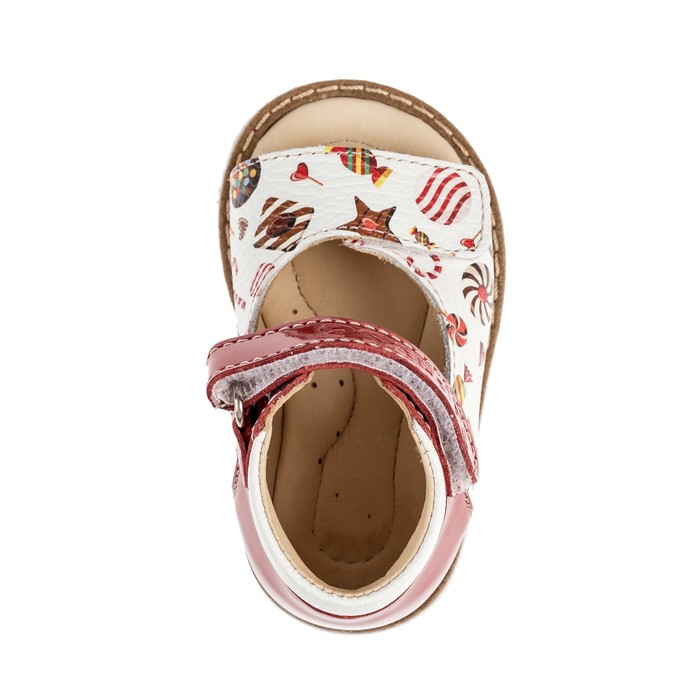 Сандалии детские арт. 26011, цвет красный, размер 22