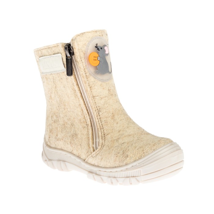 Валенки детские арт. 16847, цвет светло-серый, размер 25