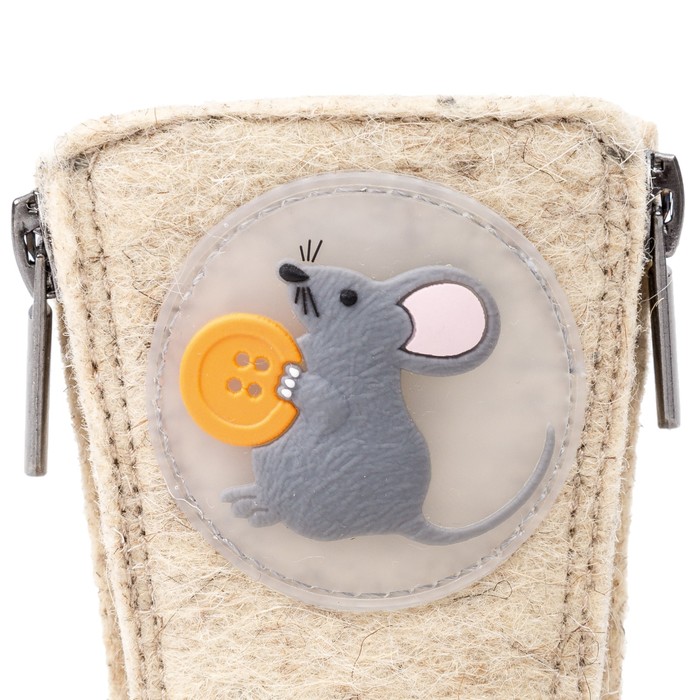 Валенки детские арт. 16847, цвет светло-серый, размер 25